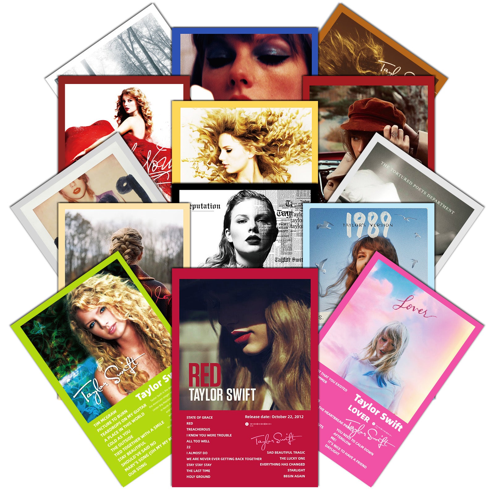 14pcs Taylor Swift album cover poster Swiftie wall decoration – Little