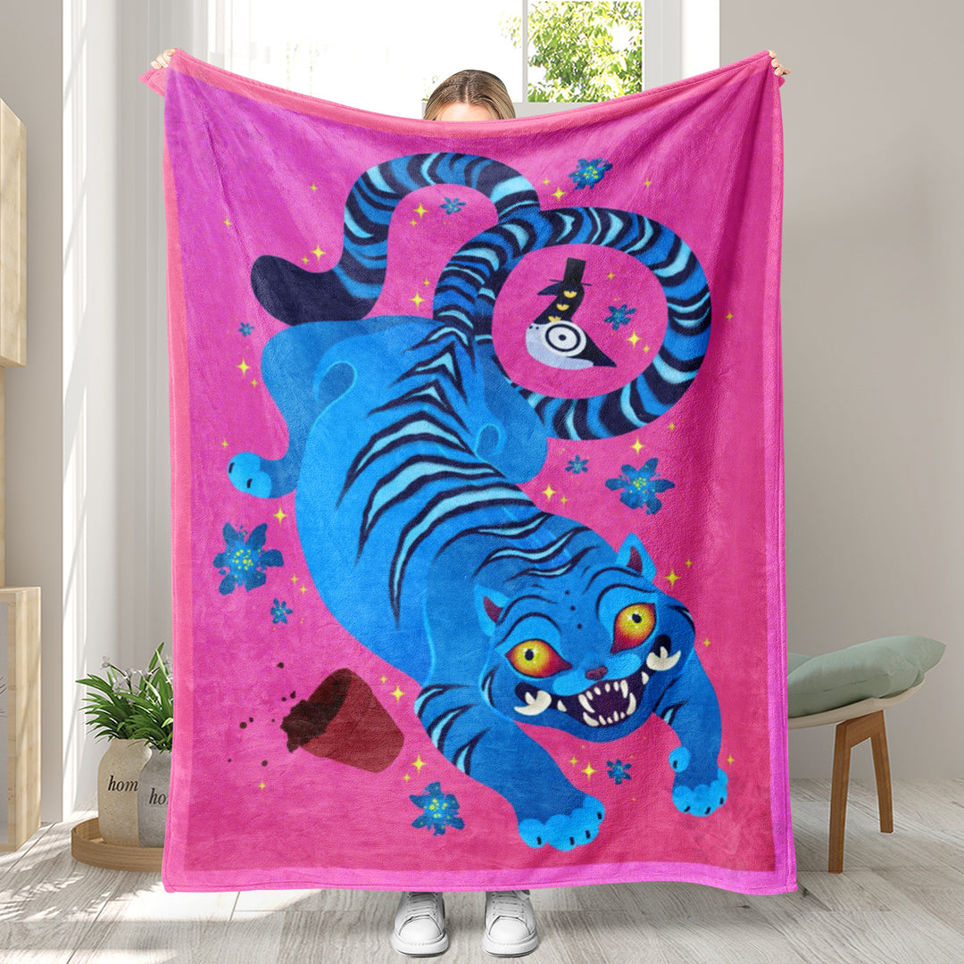 Kpop demon Hunters Throw Blanket soft flannel Blanket