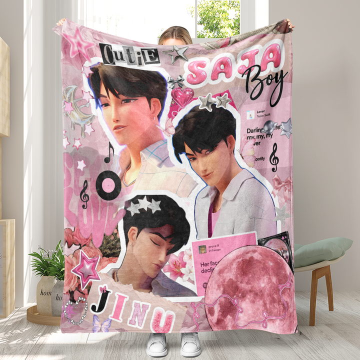 KDH K-pop inspired  Throw Blanket soft flannel Blanket