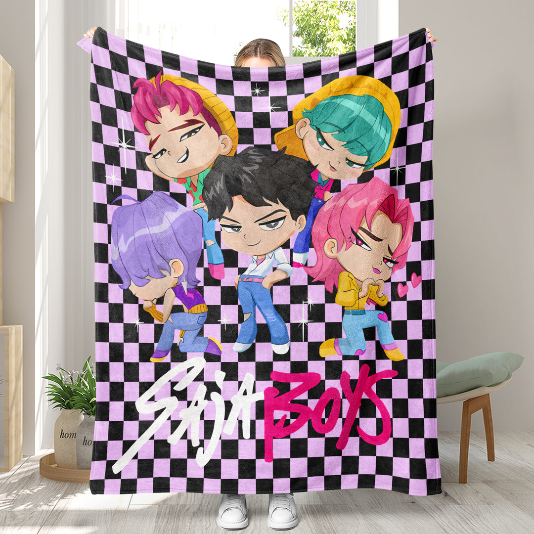 KDH K-pop inspired  Throw Blanket soft flannel Blanket