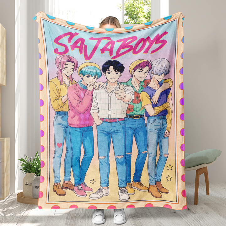 KDH K-pop inspired  Throw Blanket soft flannel Blanket