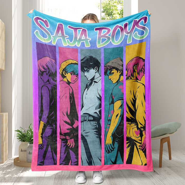 KDH K-pop inspired  Throw Blanket soft flannel Blanket