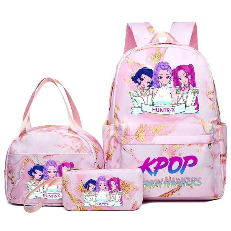 K-pop Witcher Girl Group Backpack Three-Piece Set