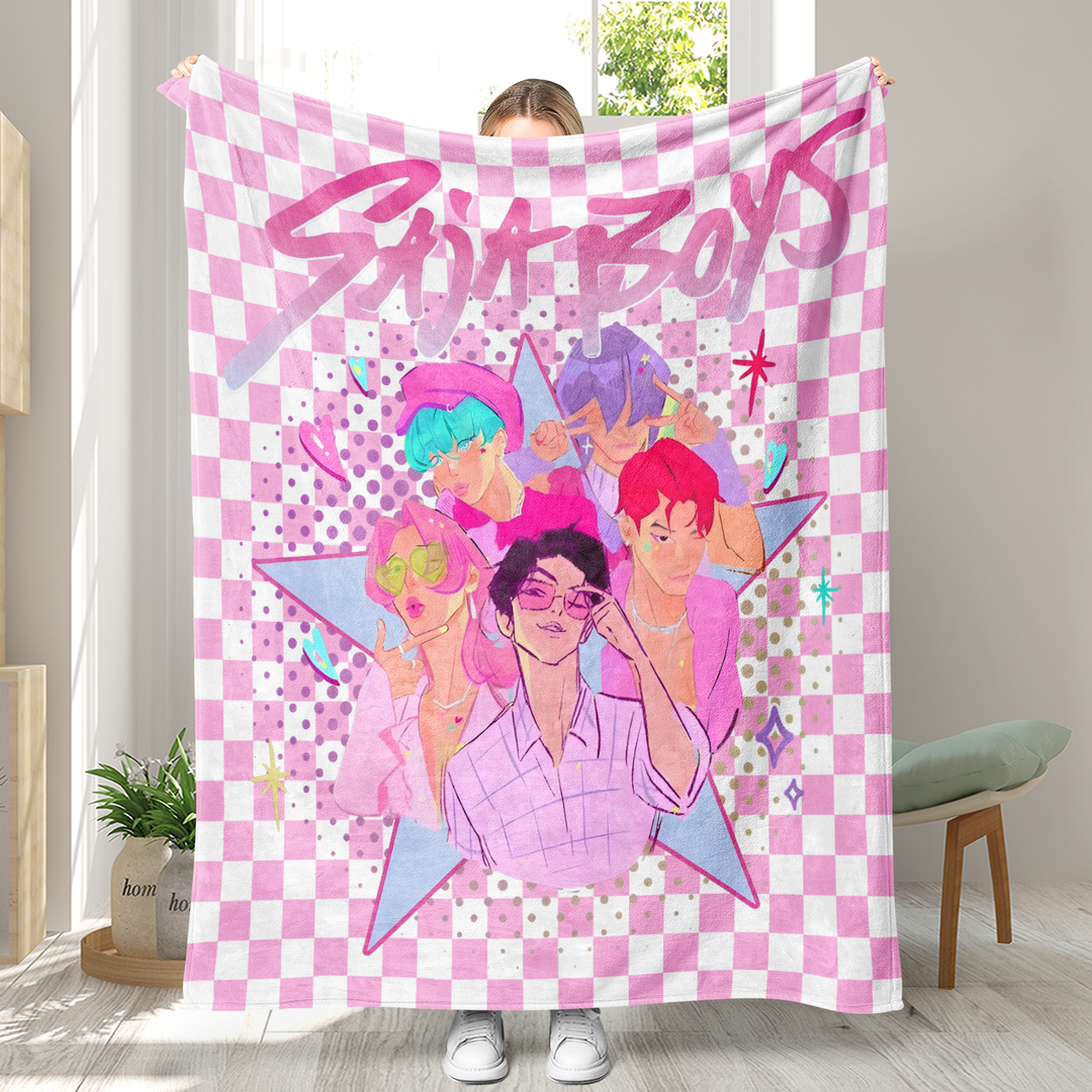 KDH K-pop inspired  Throw Blanket soft flannel Blanket