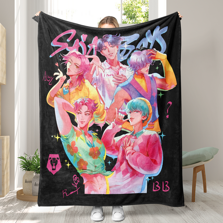 KDH K-pop inspired  Throw Blanket soft flannel Blanke