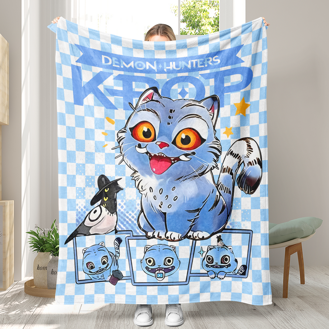 KDH K-pop inspired  Throw Blanket soft flannel Blanke