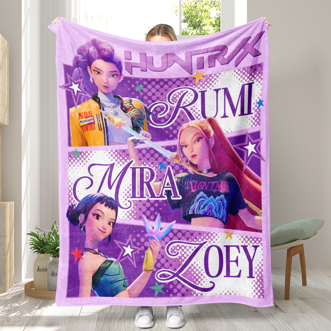 KDH K-pop inspired  Throw Blanket soft flannel Blanke