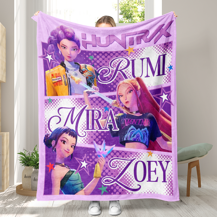KDH K-pop inspired  Throw Blanket soft flannel Blanke