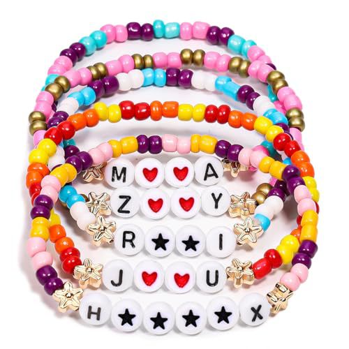 Kpop Demon Hunters beaded layered bracelets