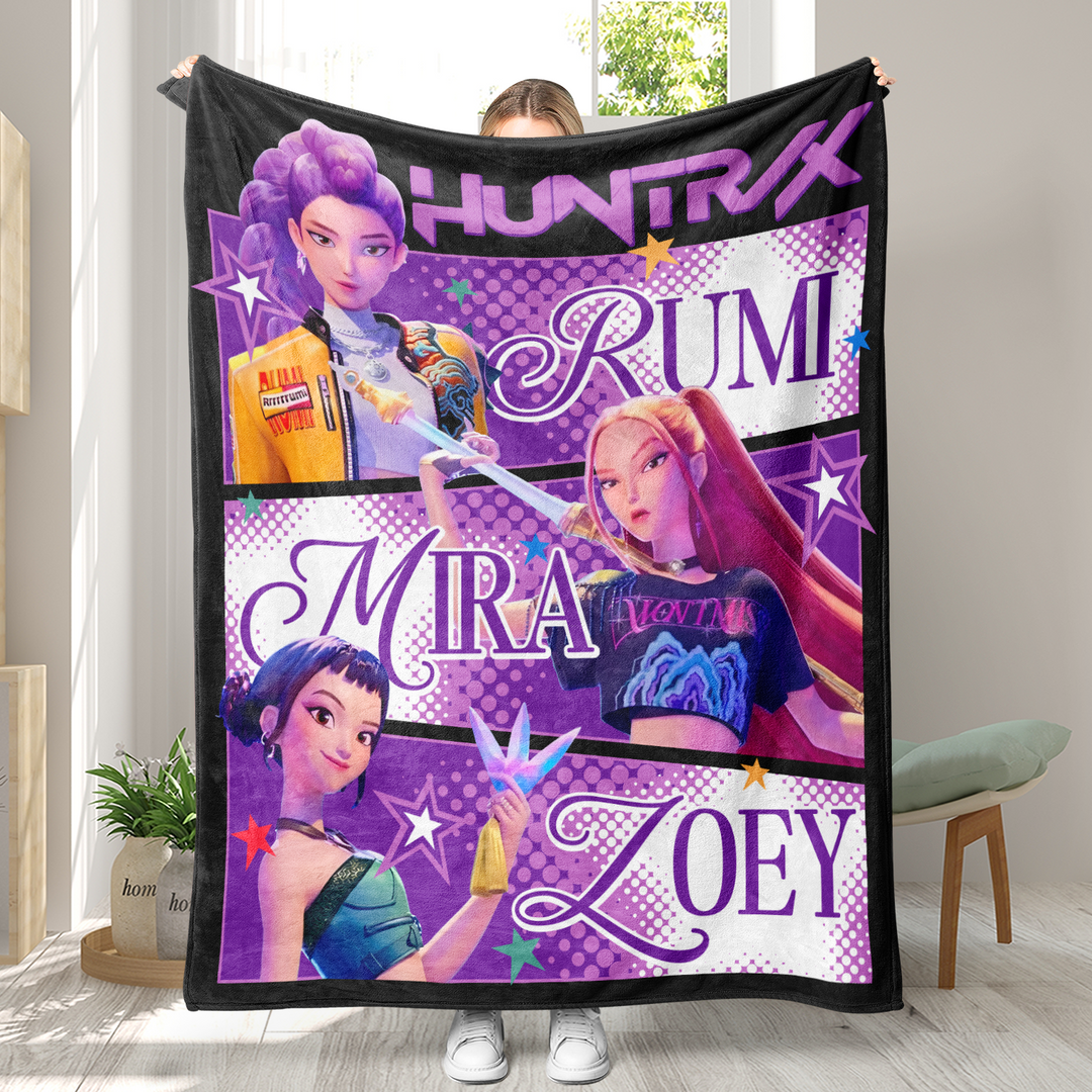KDH K-pop inspired  Throw Blanket soft flannel Blanke
