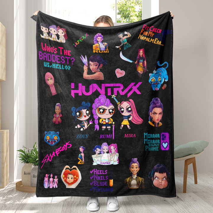 KDH K-pop inspired Throw Blanket soft flannel Blanket