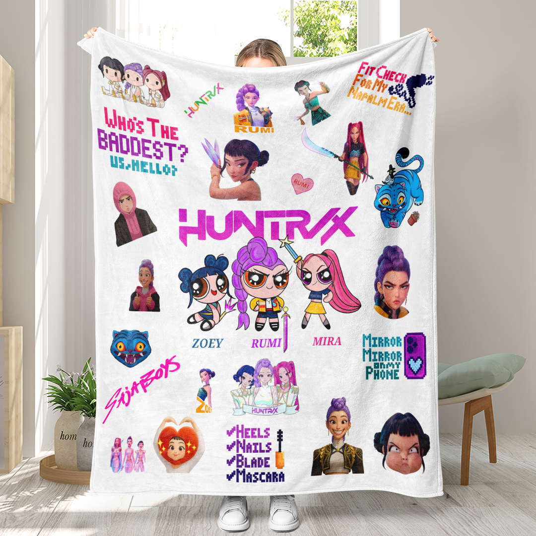 KDH K-pop inspired Throw Blanket soft flannel Blanket