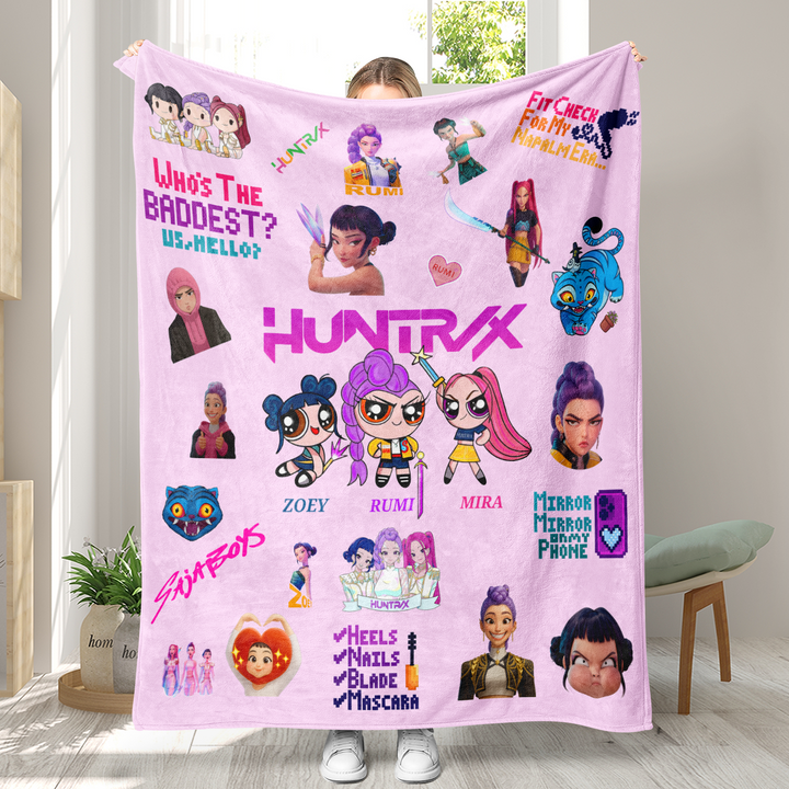 KDH K-pop inspired Throw Blanket soft flannel Blanket