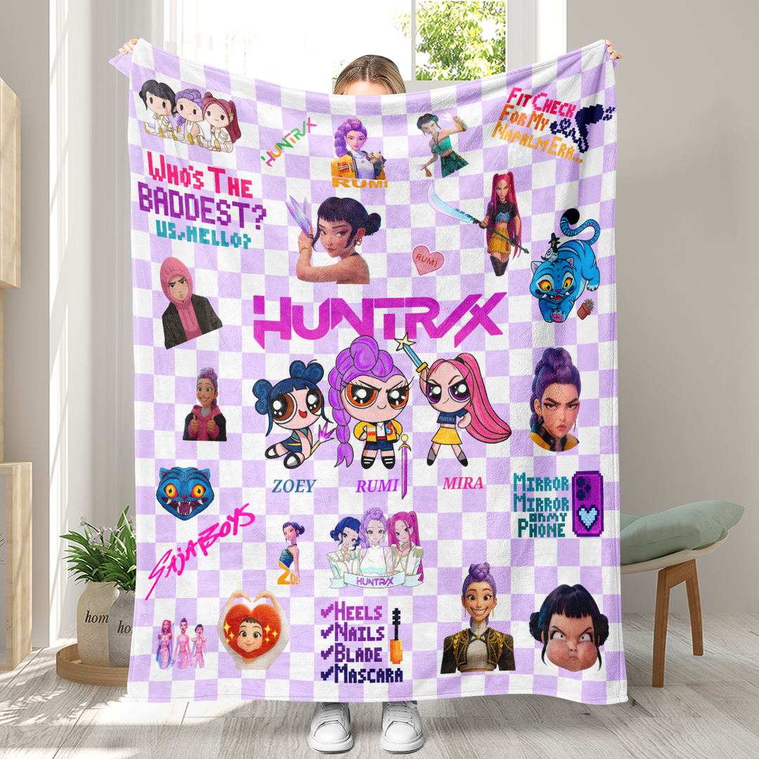 KDH K-pop inspired Throw Blanket soft flannel Blanket