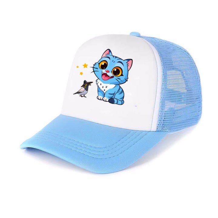 KDH K-pop inspired printed Mesh baseball cap for kids