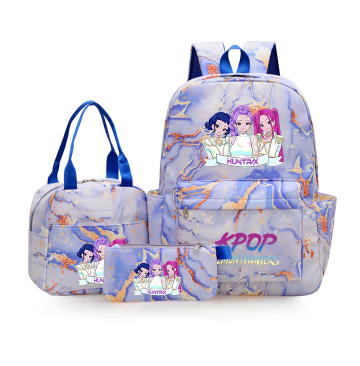 K-pop Witcher Girl Group Backpack Three-Piece Set