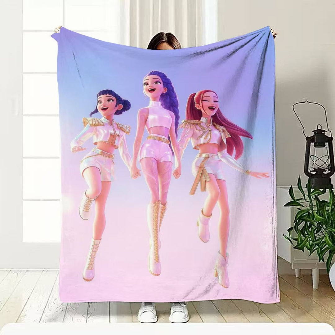 KDH K-pop inspired Throw Blanket soft flannel Blanket