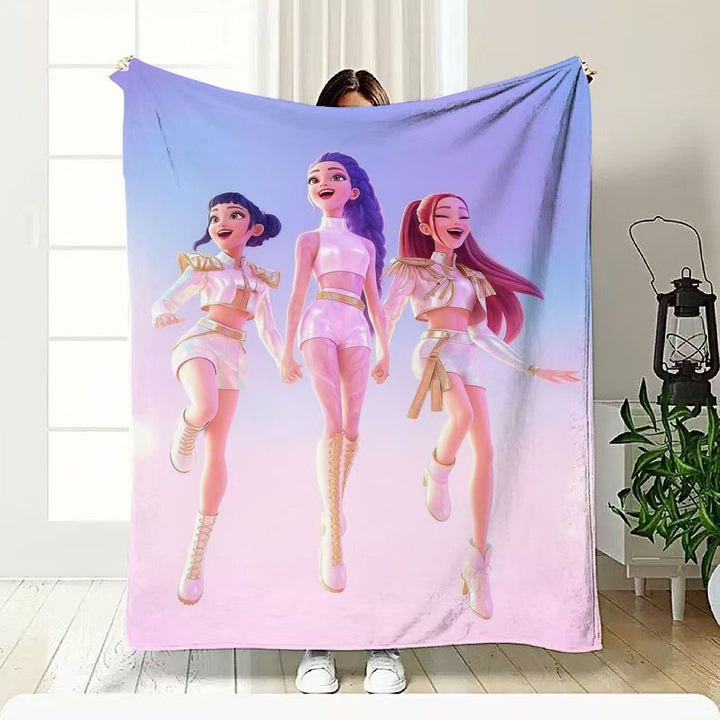 KDH K-pop inspired Throw Blanket soft flannel Blanket