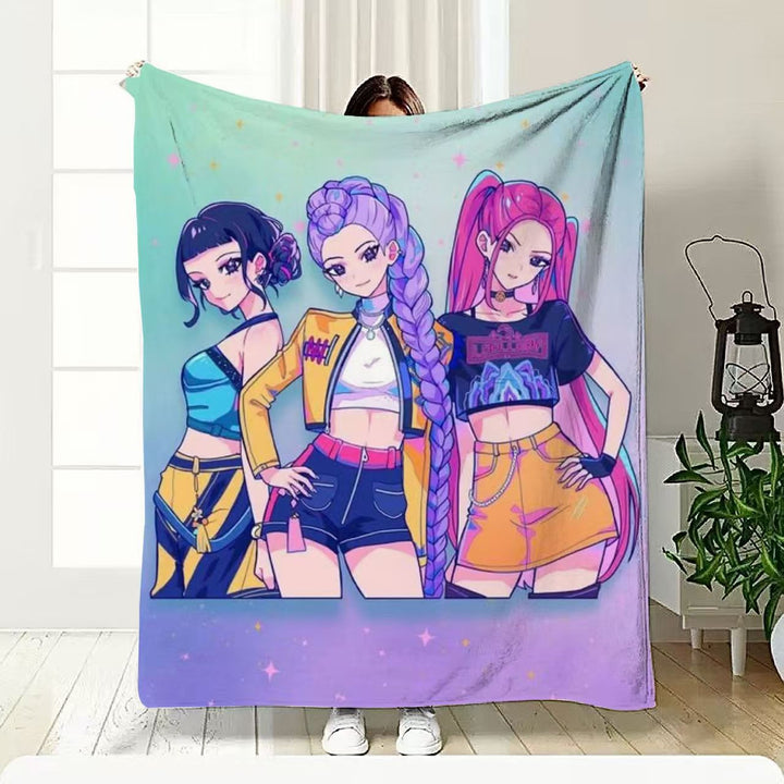 KDH K-pop inspired Throw Blanket soft flannel Blanket