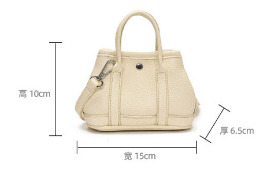 Fashion bucket bag contrast color mini crossbody bag