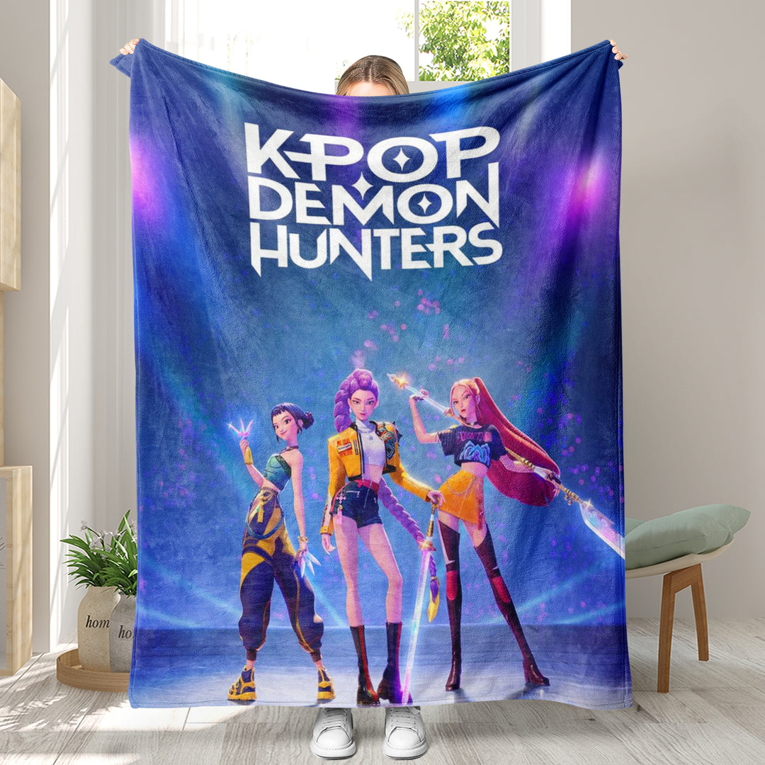 KDH K-pop inspired Throw Blanket soft flannel Blanket