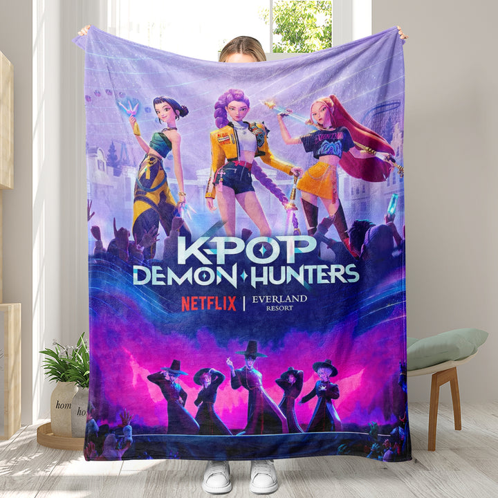 KDH K-pop inspired Throw Blanket soft flannel Blanket