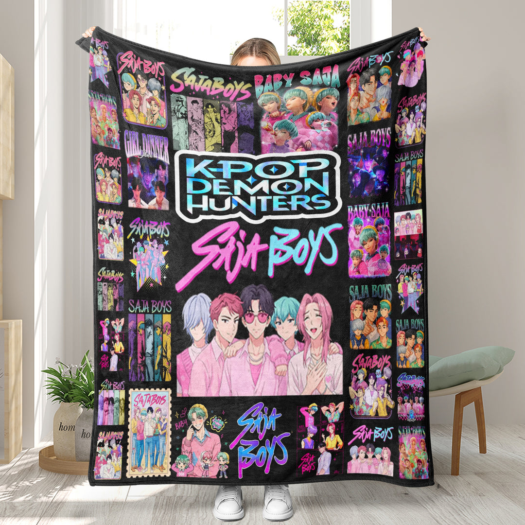 KDH K-pop inspired Throw Blanket soft flannel Blanket
