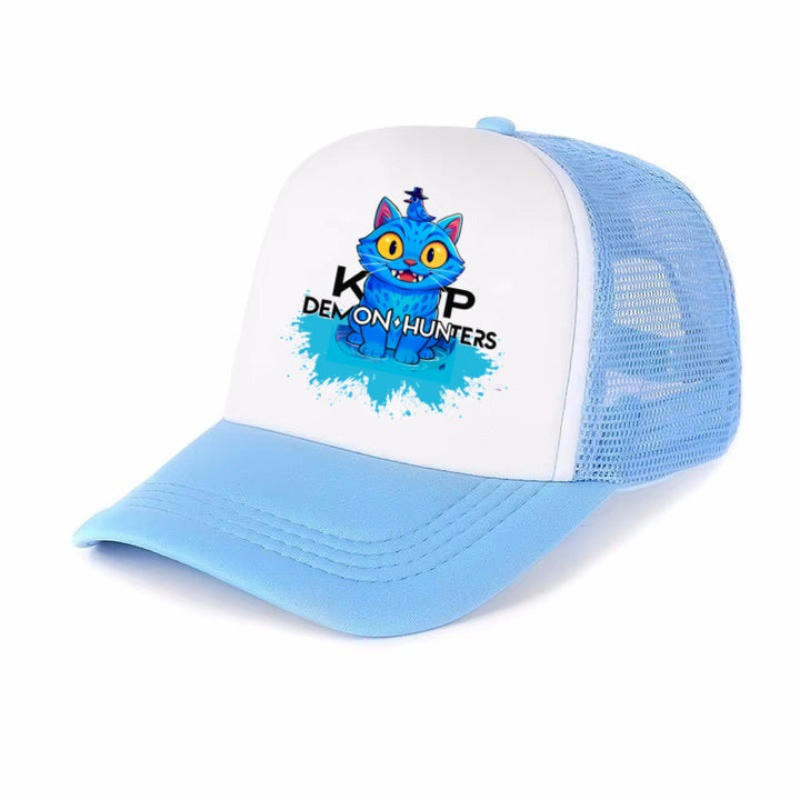 KDH K-pop inspired printed Mesh baseball cap for kids