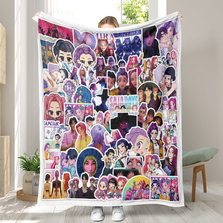 KDH K-pop inspired Throw Blanket soft flannel Blanket
