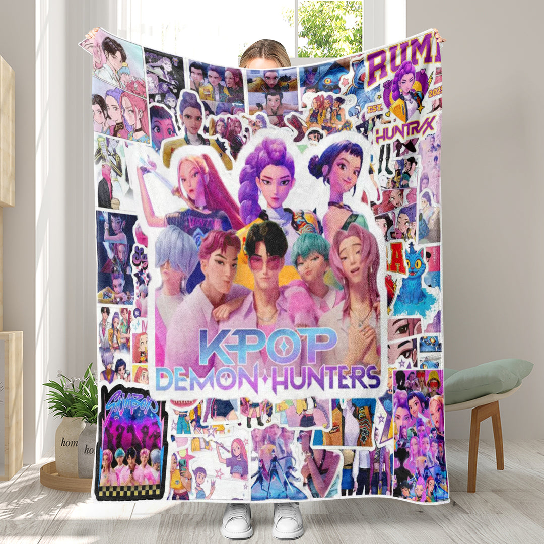 KDH K-pop inspired Throw Blanket soft flannel Blanket