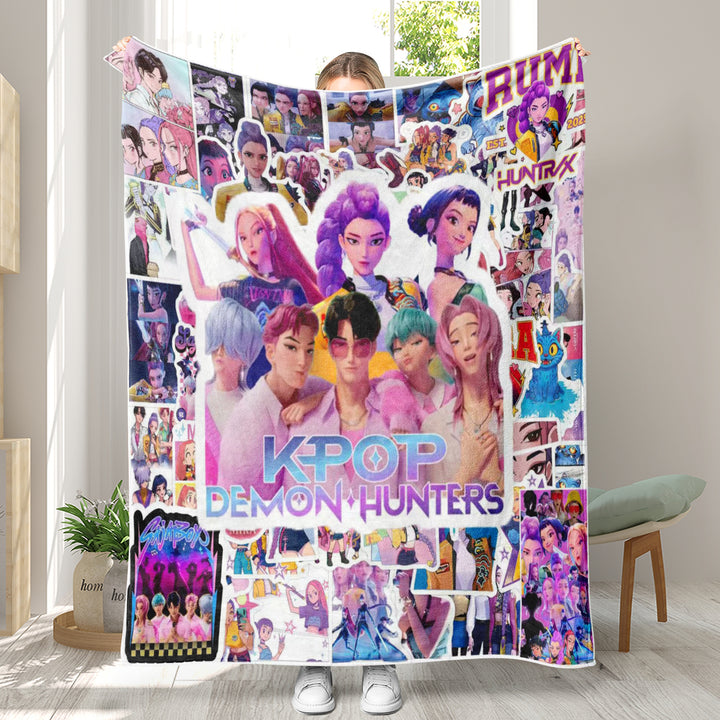 KDH K-pop inspired Throw Blanket soft flannel Blanket
