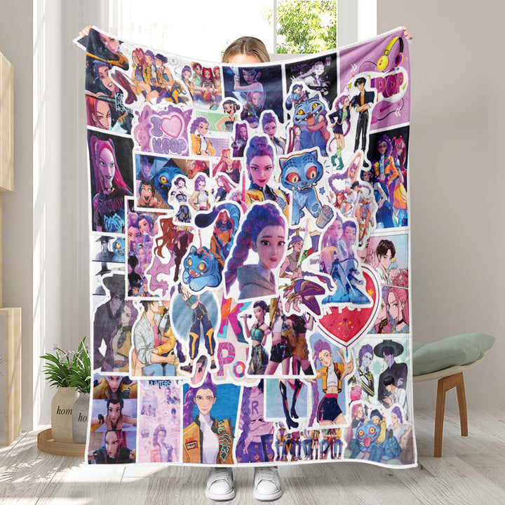 KDH K-pop inspired Throw Blanket soft flannel Blanket