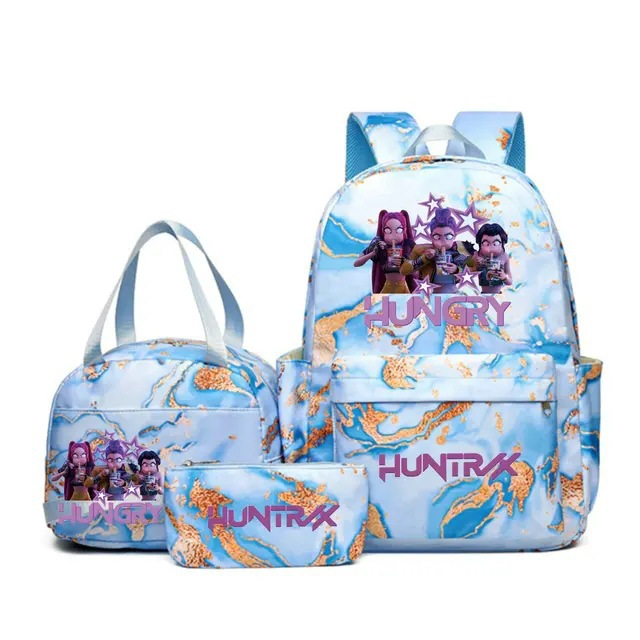 K-pop Witcher Girl Group Backpack Three-Piece Set