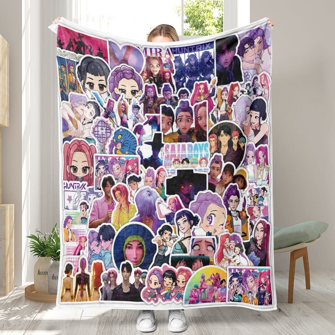 KDH K-pop inspired Throw Blanket soft flannel Blanket