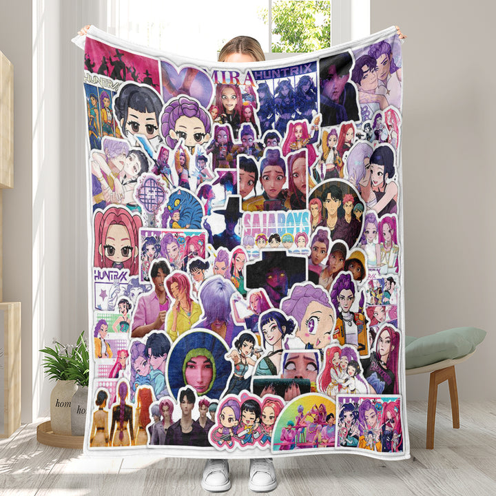 KDH K-pop inspired Throw Blanket soft flannel Blanket
