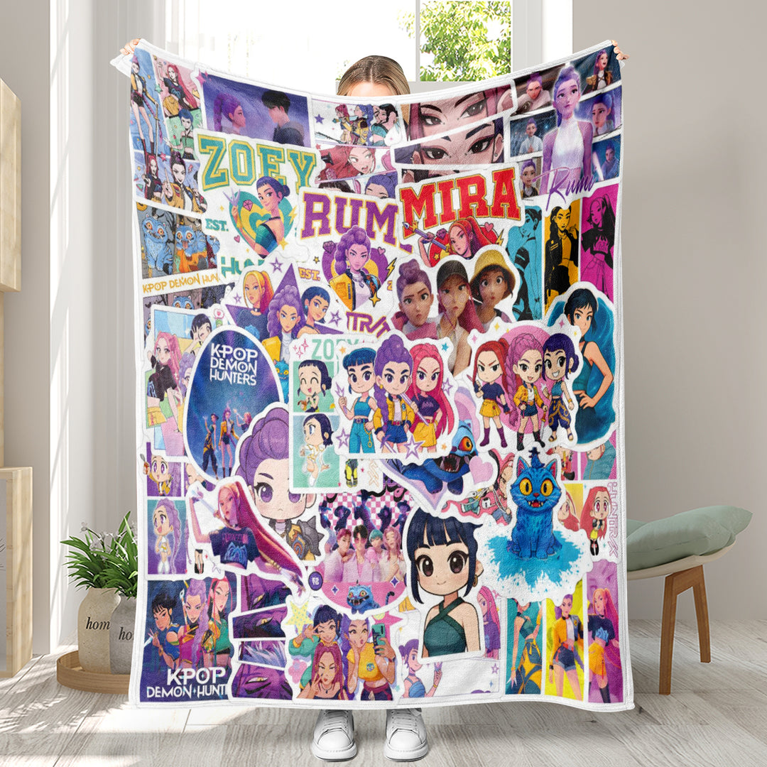 KDH K-pop inspired Throw Blanket soft flannel Blanket