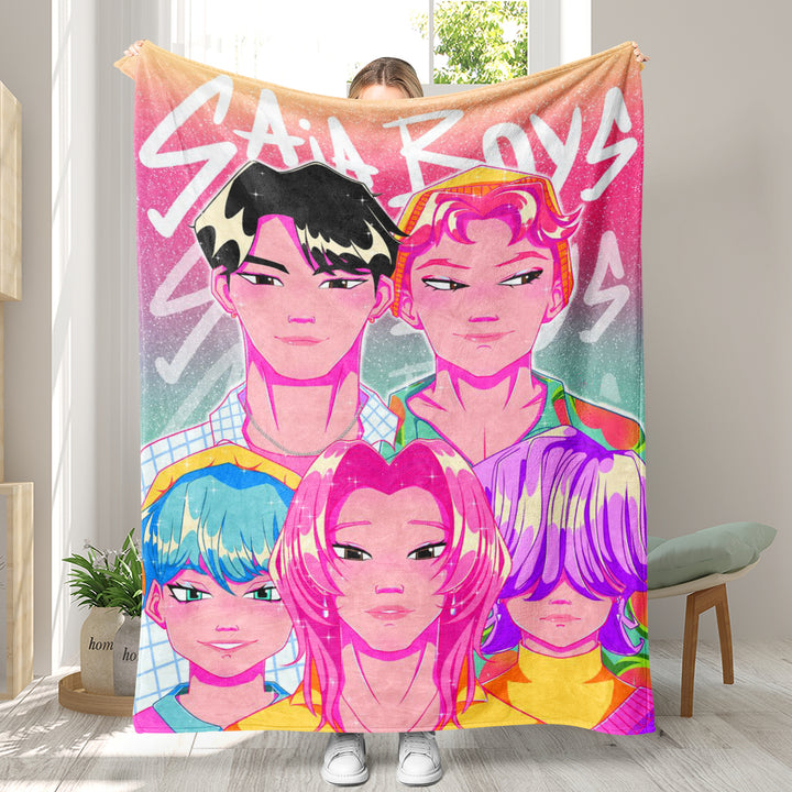 KDH K-pop inspired Throw Blanket soft flannel Blanket
