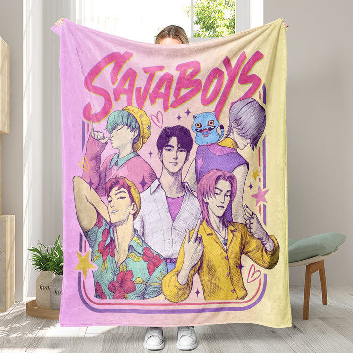 KDH K-pop inspired Throw Blanket soft flannel Blanket