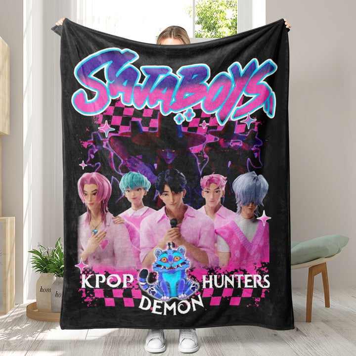 KDH K-pop inspired Throw Blanket soft flannel Blanket