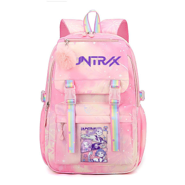 KDH K-pop inspired large-capacity student backpacks-pink