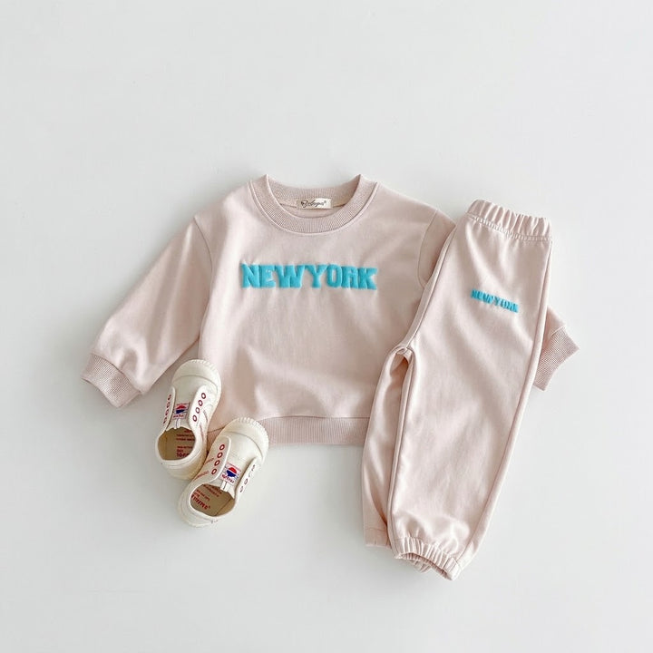 New York Baby Sweatshirt &amp; Sweatpants Set