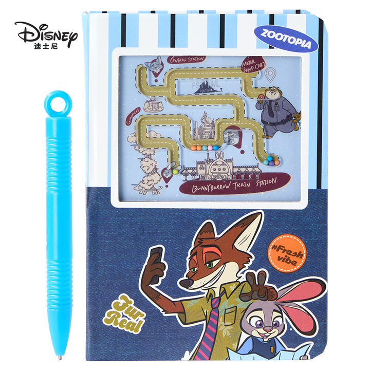 Fun maze game notebook cartoon notebook for students
