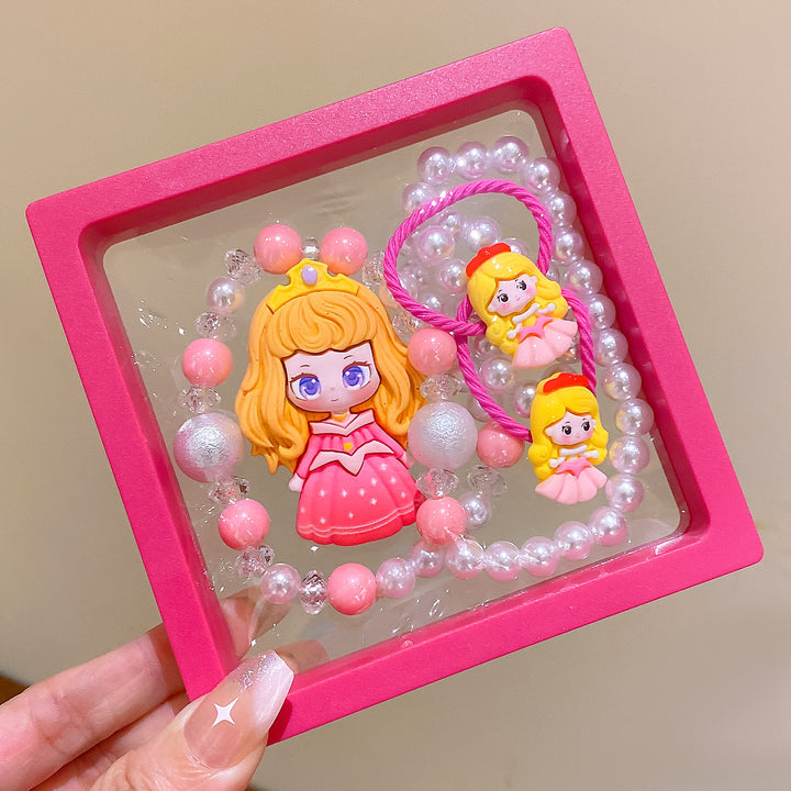 Girls' princess necklace jewelry set gift for friends
