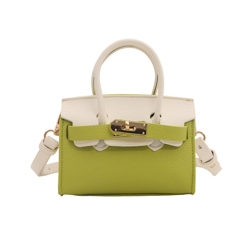 Mini contrast color crossbody bag Kelly mini handbag-2026