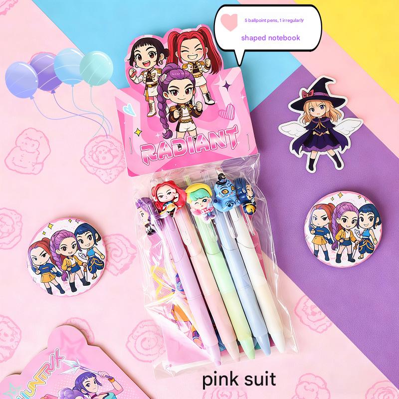 K-pop Girl 6pcs Stationery Set Student Reward Gift