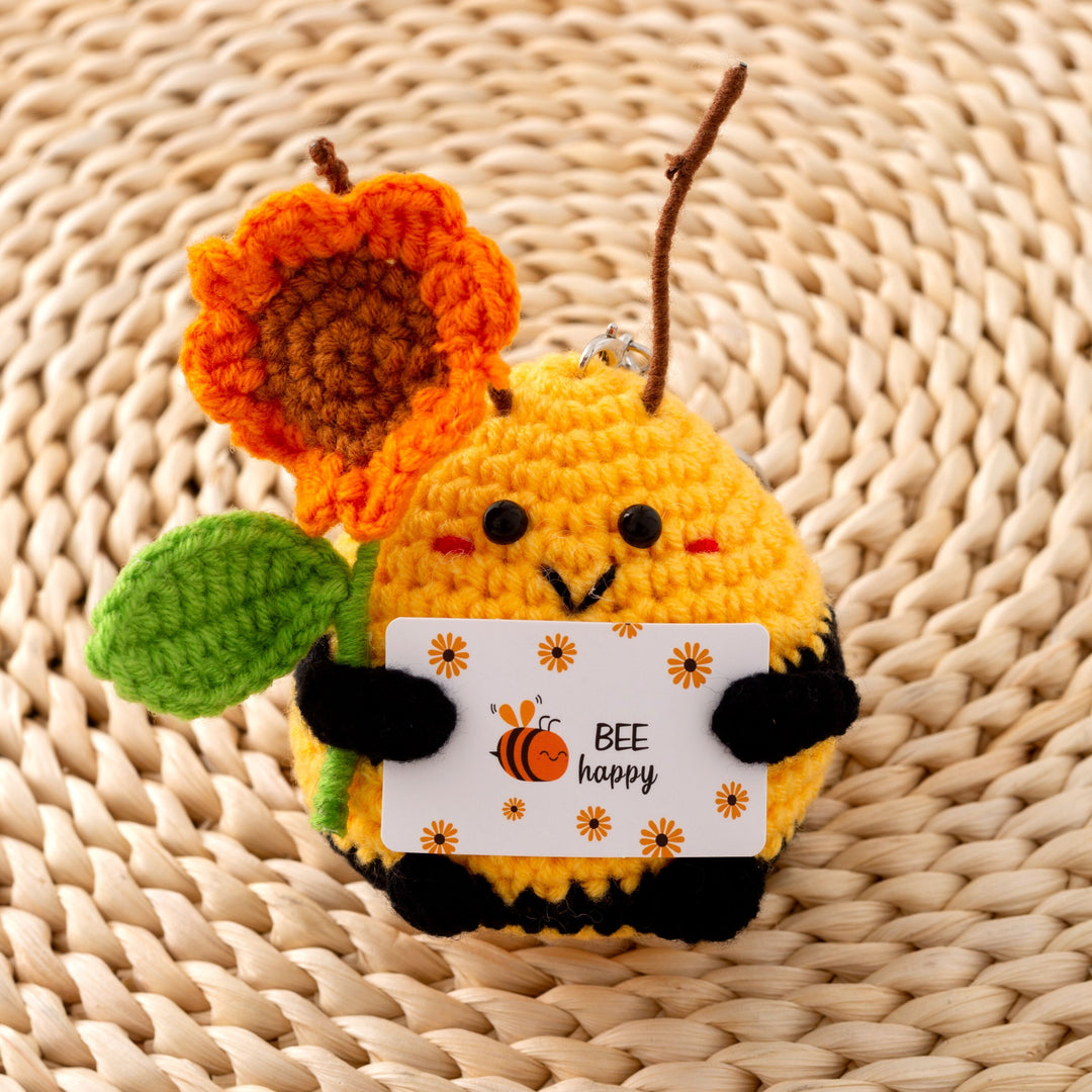 Handmade crochet pencil pendant back to school gift