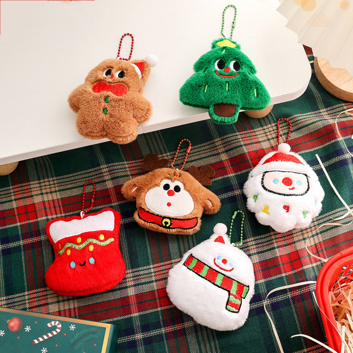 Christmas cute keychain pendant xmas gift