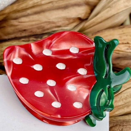 Cute fruit Mini acetate hair claw clips