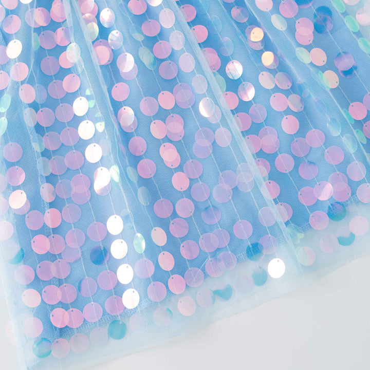 Girls Frozen theme summer sequin princess dress