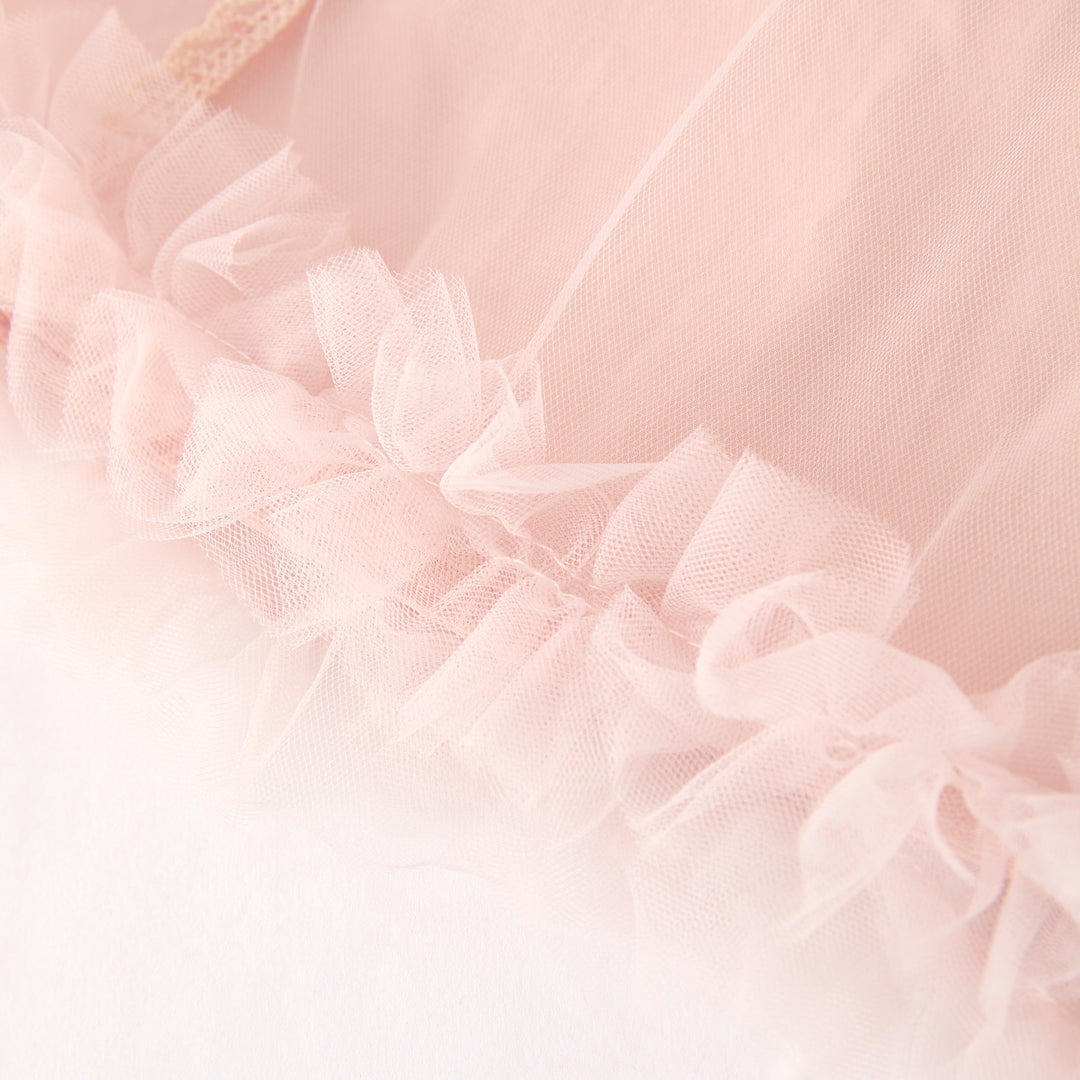 Girls sweet bow deco mesh princess dress